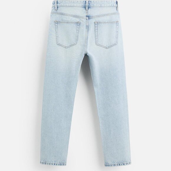 Zara Cropped Slim Fit Jeans Size 31 - Picture 3 of 7